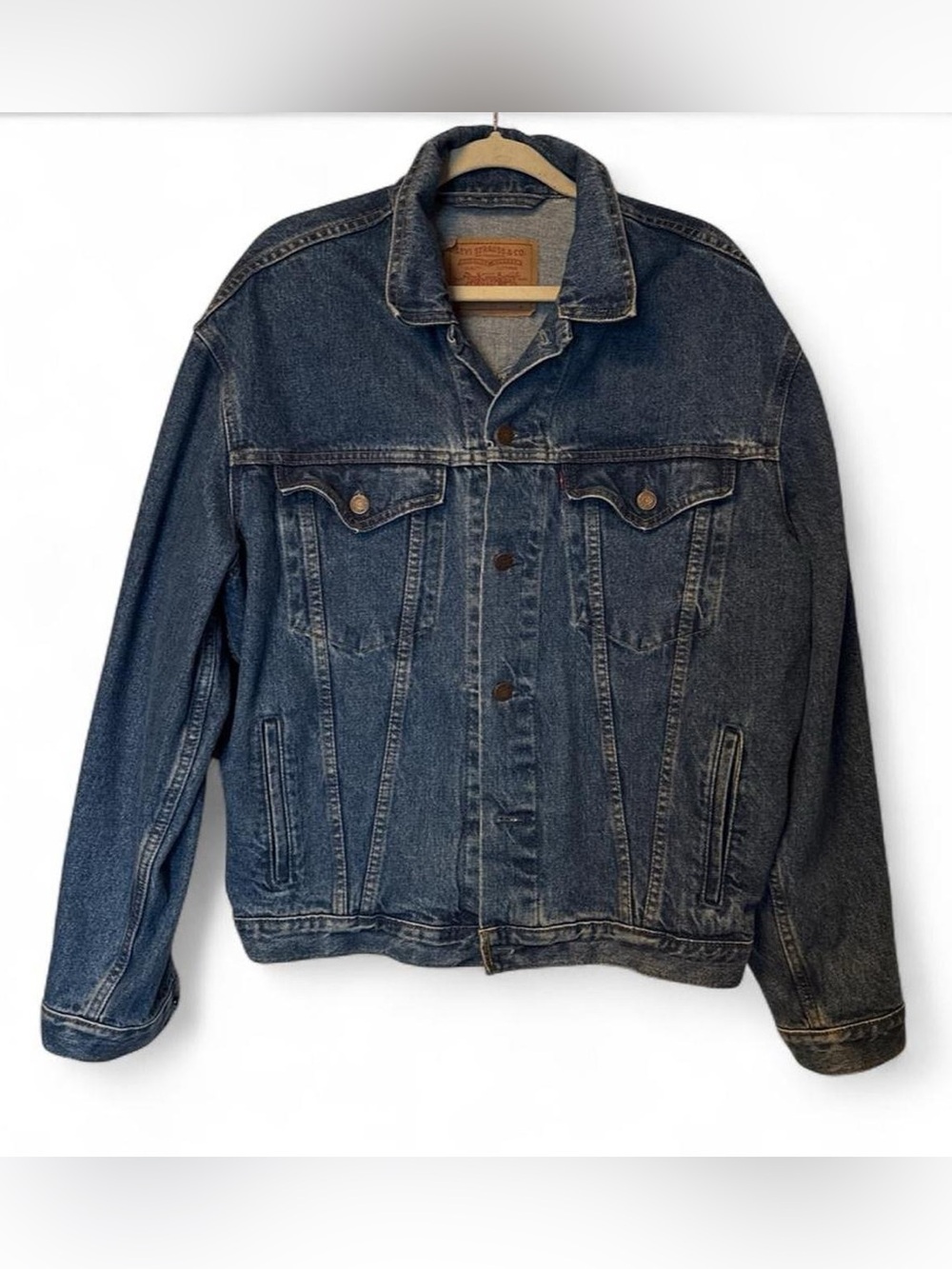 Levi's Dark Blue Denim Trucker Jacket